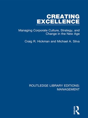 cover image of Creating Excellence